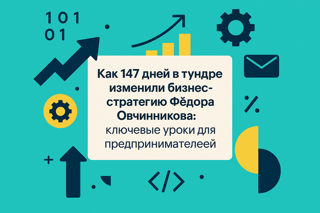 Как неожиданно смена обстановки в тундре изменила взгляды Фёдора Овчинникова на бизнес? Узнайте ценные уроки о креативности и командном развитии!