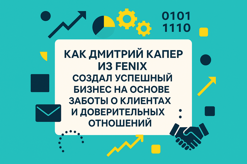 Как добиться успеха в бизнесе? Узнайте методику Дмитрия Капера из FENIX: забота о клиентах и доверие - ключ к процветанию!