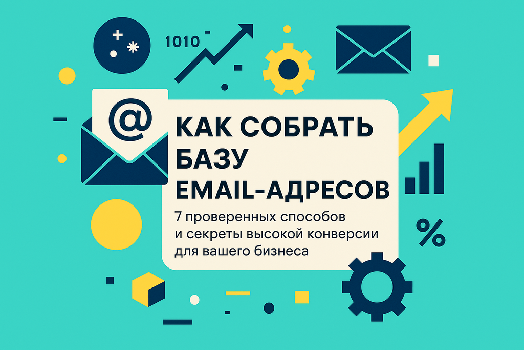 Как собрать качественную базу email-адресов? Узнайте о 7 эффективных способах для успешного email-маркетинга и привлечения клиентов!