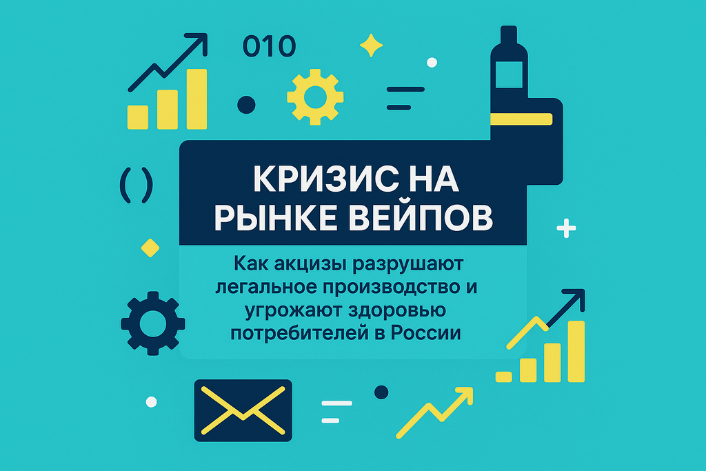 Что ждет рынок вейпов в России после резкого роста акцизов? Узнайте о последствиях для легального производства и потребителей!